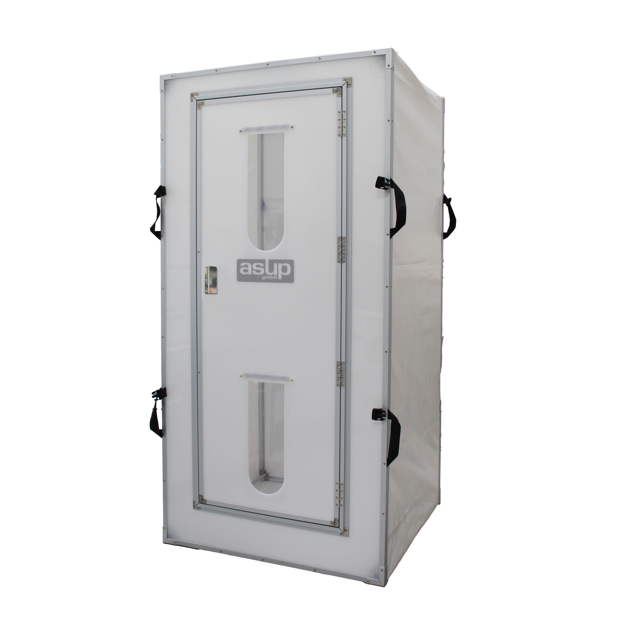 ASUP 1-Kammer Personalschleuse AirWay P1K, weiß, mit Tür
