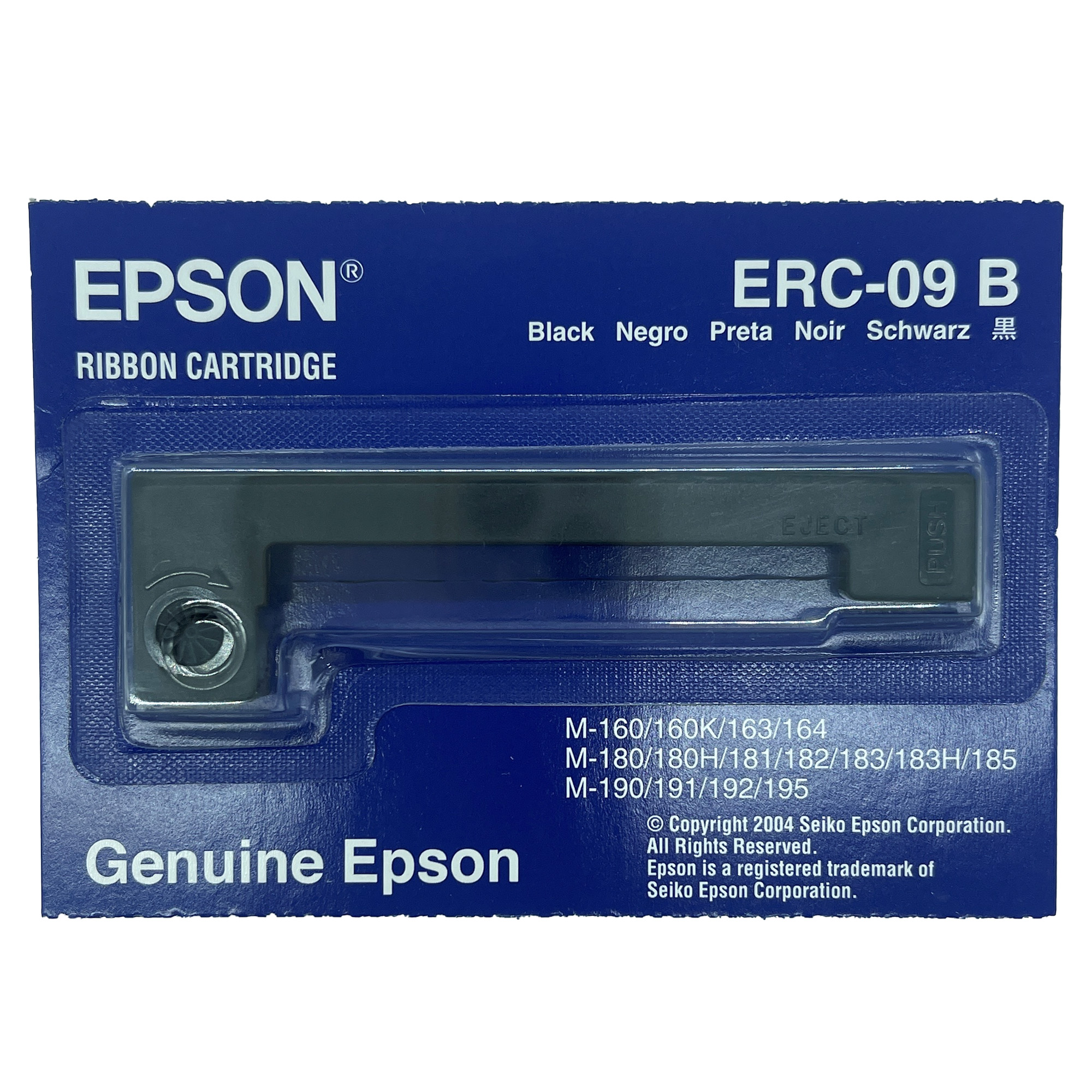 Epson Farbband ERC-09 B, schwarz, Ribbon Cartridge, in Verpackung