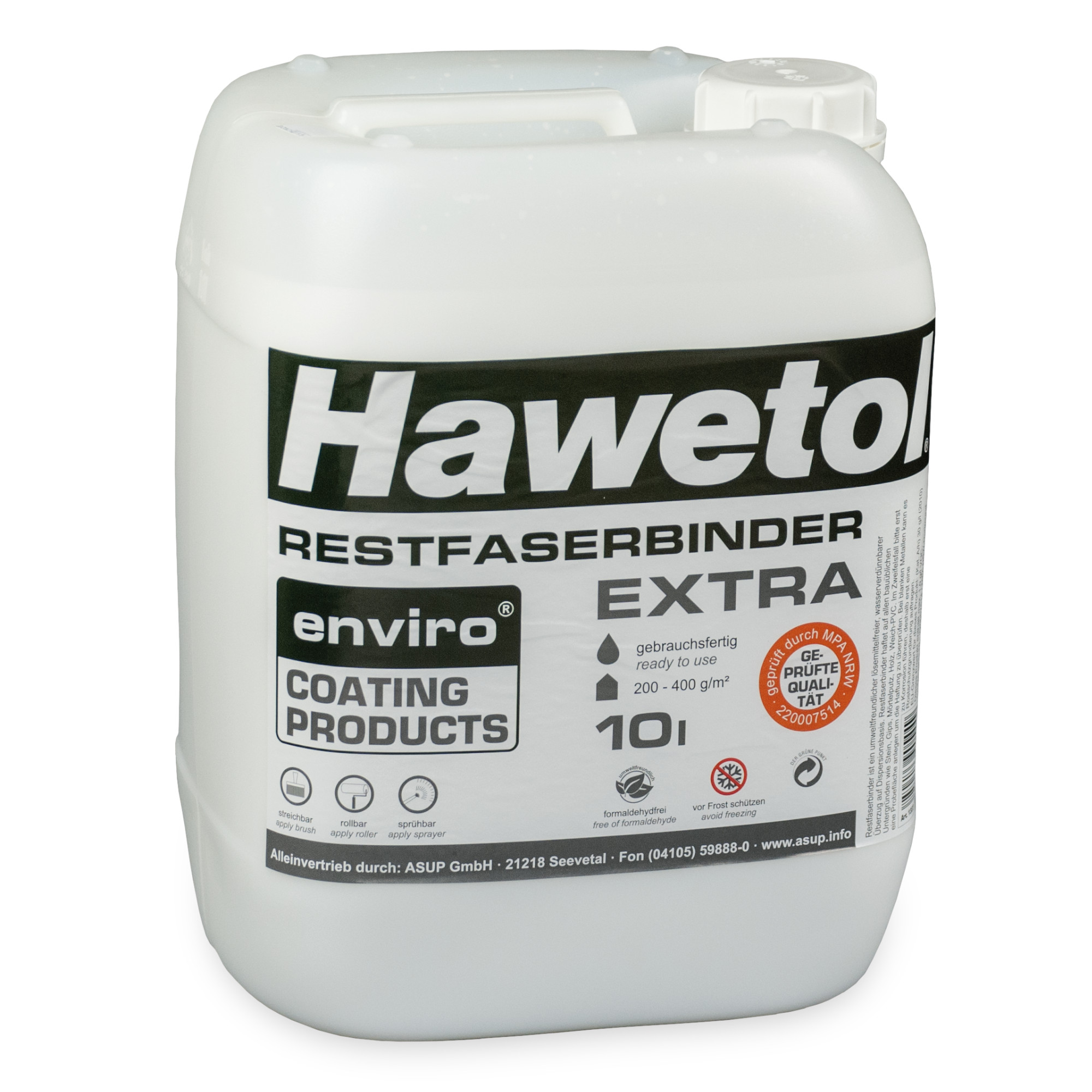 Hawetol Restfaserbinder Extra, 10-Liter-Kanister