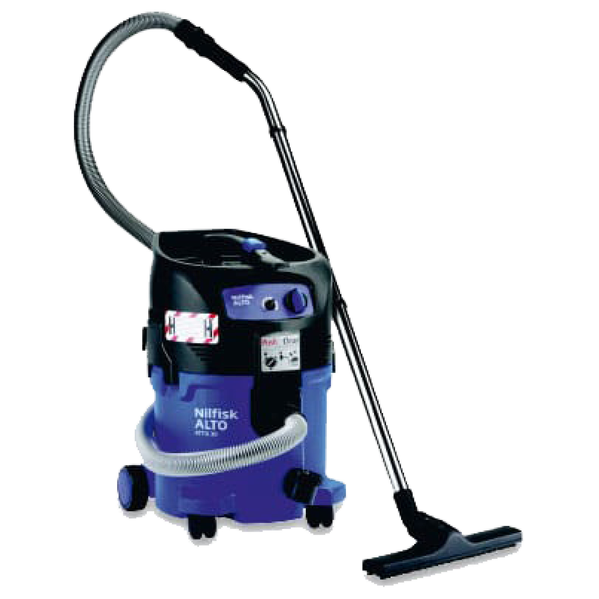Nilfisk Alto ATTIX 30-0H PC Industriesauger, blau-schwarz, mit Saugschlauch, Teleskoprohr und Bodendüse