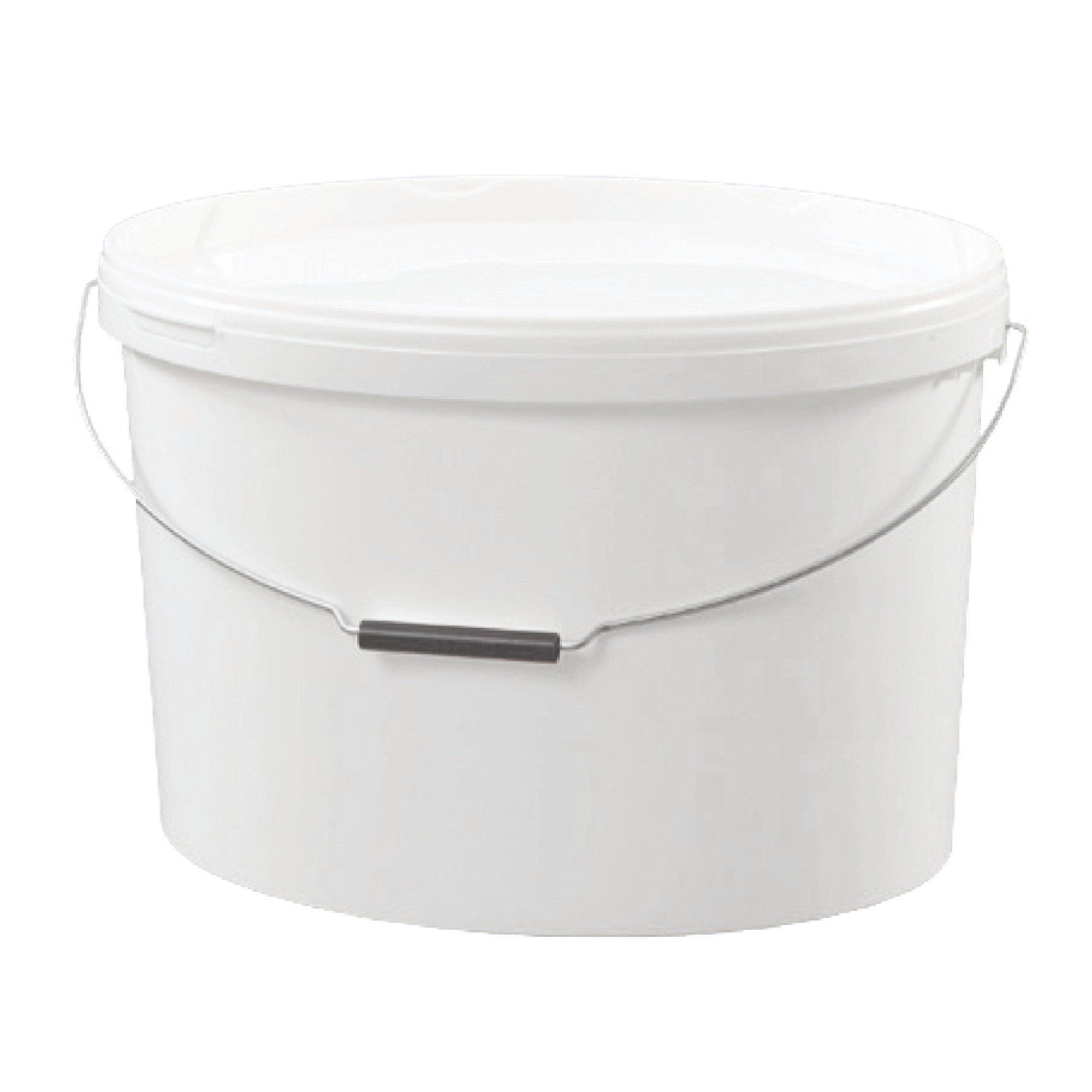 Eimer, Bucket, Weiß, Kunststoff, Tragegriff