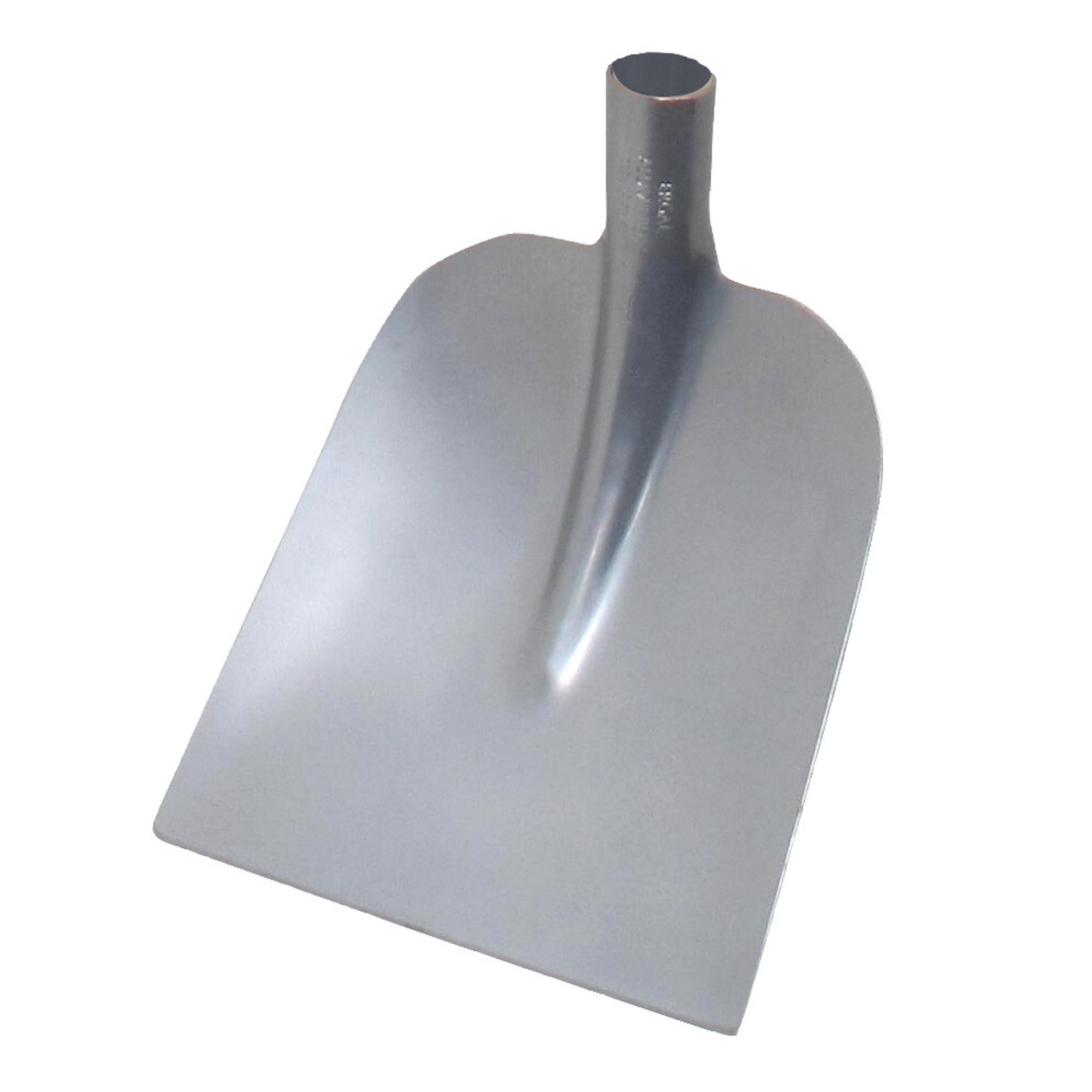 Schaufelblatt aus Stahl, trapezförmig, ohne Stiel, silbergrau