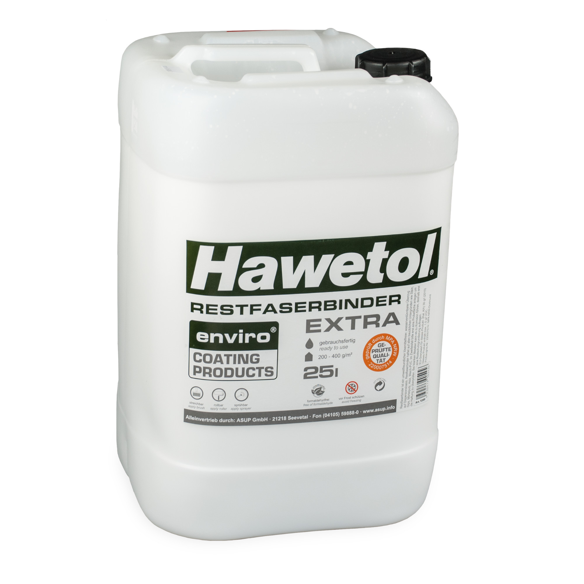 Hawetol Restfaserbinder Extra, 20-Liter-Kanister